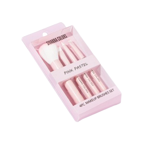 NO.BR11 Sivanna colors pink pastel ซีเวนน่า คัลเลอร์ส ชุดแปรง 4pcs - 01.สีชมพู