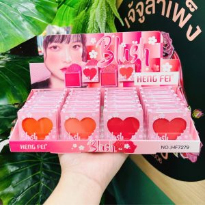 Heng fel blush ปัดแก้มหัวใจฝาใส