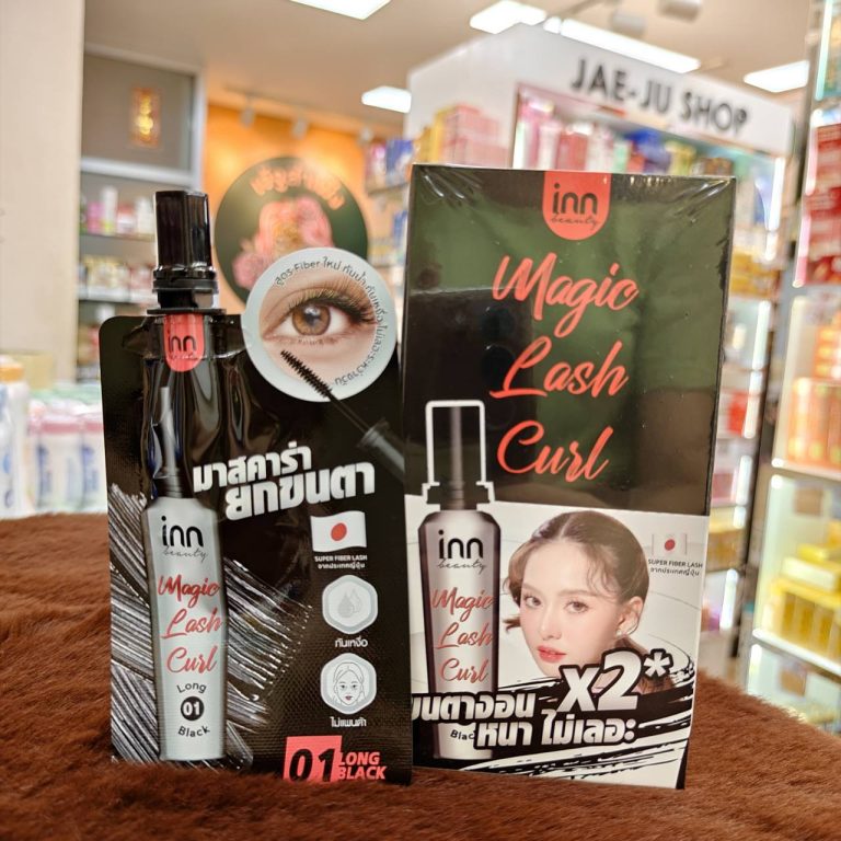 inn beauty magic lash curl อินน์ บิวตี้ เมจิก แลช เคิร์ล มาสคาร่า2gx6pcs - 01.long black