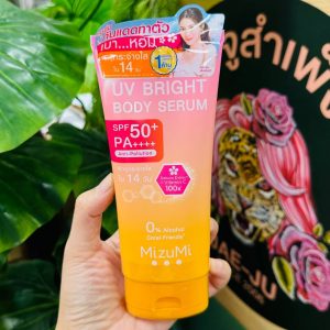 Mizumi uv bright body serum spf50+pa++++