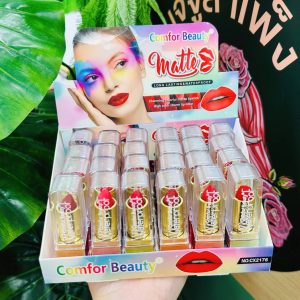 Comfor beauty matte ลิปสีแมทฝาใส