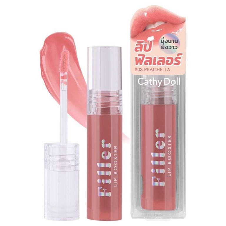 Cathy doll filler lip boosterเคที่ดอลล์ ฟิลเลอร์ส ลิป บูสเตอร์ - NO.3peachhella