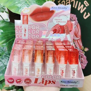 Kiss beauty color lips คิสบิวตี้ คัลเลอร์สลิป