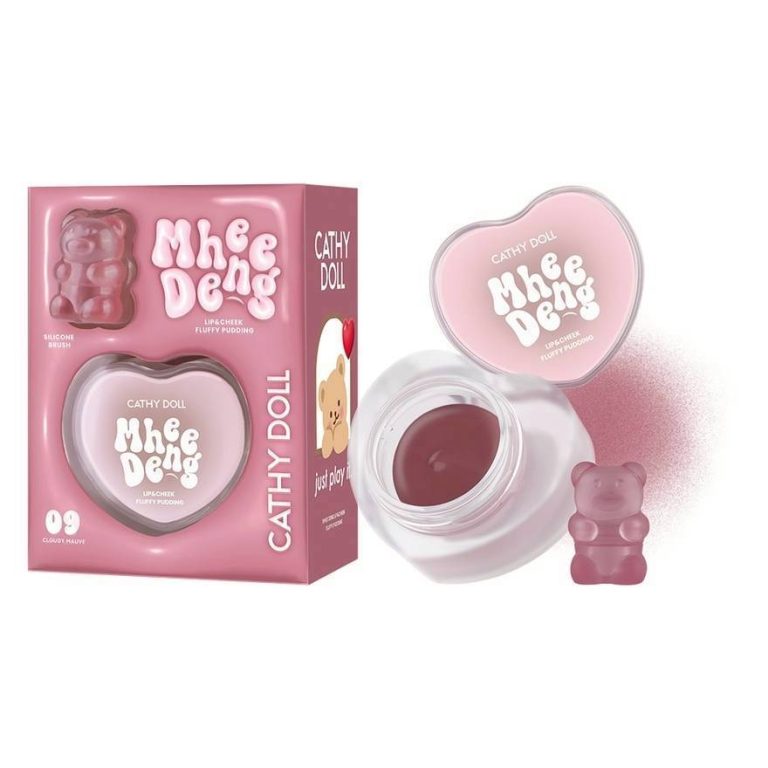 Cathy doll mhee deng lip&cheek pudding 8g. - 09.Cloudy mauve