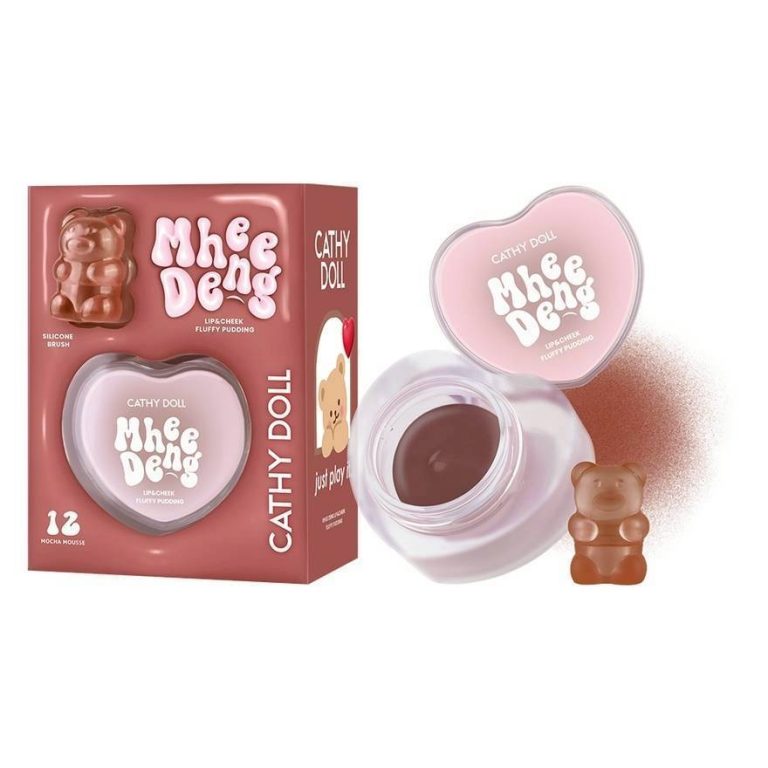 Cathy doll mhee deng lip&cheek pudding 8g. - 12.Warm fig