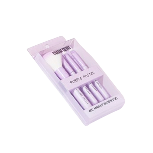NO.BR11 Sivanna colors pink pastel ซีเวนน่า คัลเลอร์ส ชุดแปรง 4pcs - 03.สีม่วง