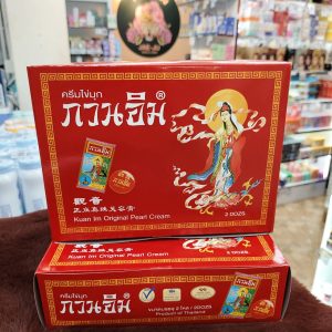 Kuan im original pearl cream ครีมไข่มุกกวนอิม 3gx24pcs