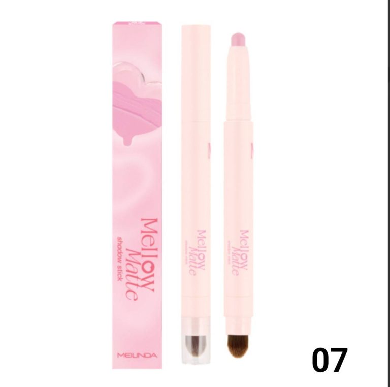 Meilinda mellow matte shadow stick เมลินดา เบลโล่ แมทท์ ชาโดว์ สติ๊ก 1.5กรัม - 07. baby pink