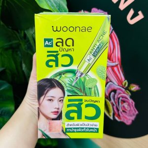 Woonae anti acne serum วูเน่ แอนติ แอคเน่ เซรั่ม 50กรัม*6