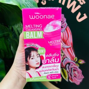 Woonae melting cleansing balm วูเน่ เมลท์ติ้ง คลีนซิ่ง บาล์ม 10กรัม*6กรัม
