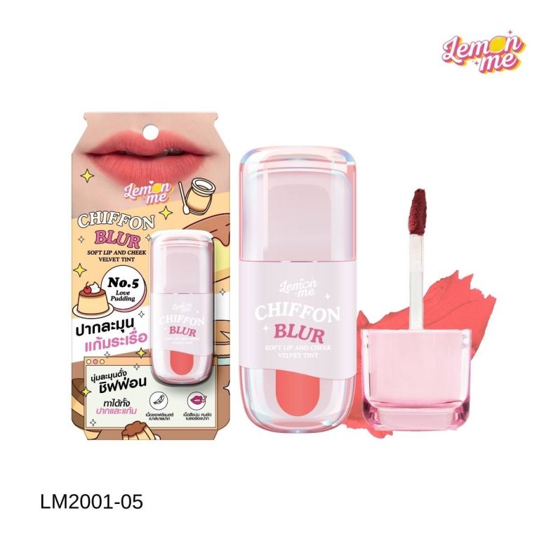 Lemon me chiffon blur soft lip and cheek velvet tint - NO.5Love Pudding