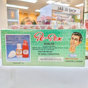 PE-pex inhaler use for relief of nasal congestion ยาดมพีเป๊กซ์ 0.7ccx6pcsx10pack