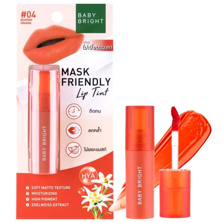 Baby bright Mask Friendly lip tint - NO.4Bearing Orange
