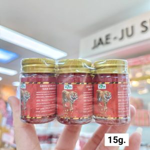 Green seven strong hot balm siam energizing scent บาล์มเสือ 15gx6pcs