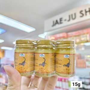 Green seven strong hot balm siam spirit scent บาล์มแมงป่อง 15gx12pcs
