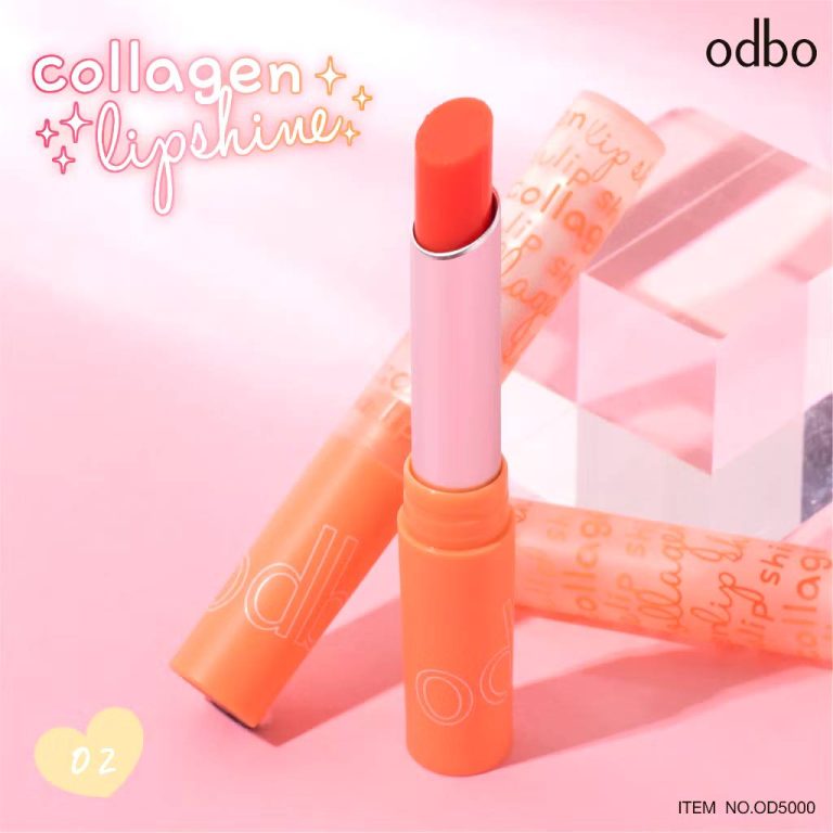Odbo Collagen Lip Shine - NO.2Coral