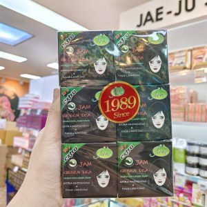 Jam green tea gluta collagen soap