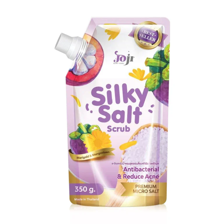 Joji secret young silky salt scrub โจจิ ซิลกี้ ซอลล์ สครับ 350g. - marigold&mangosteen