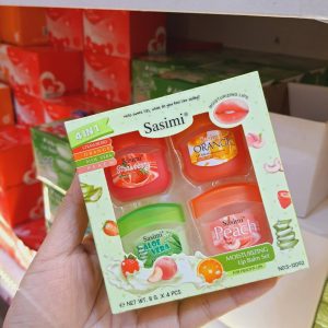 Sasimi ลิปบาล์ม 4in1 ลิปเซ็ท4ชิ้น