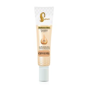 Chaonang radiance skin foundationC21 spf 30 pa+++ เจ้านางรองพื้นกันแดดแบบหลอด 15g.