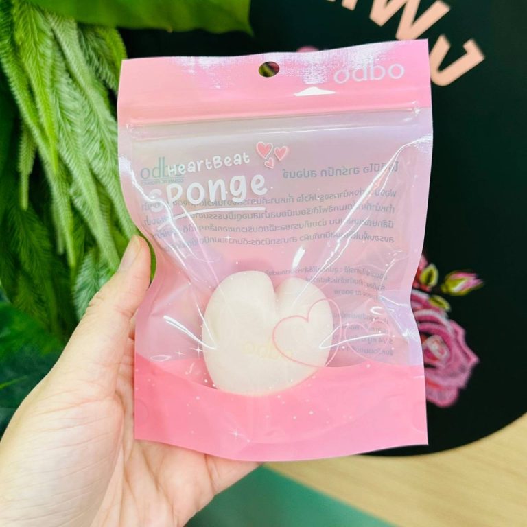 odbo heartbeat sponge โอดีบีโอ ฮาร์ทบีท สปอนจ์ - NO.1(สีครีม)