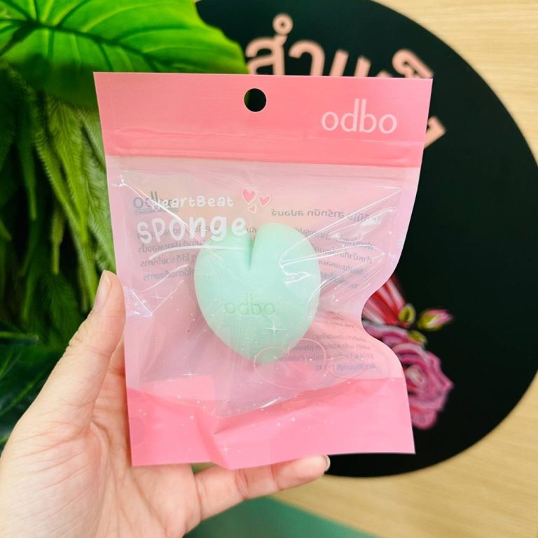 odbo heartbeat sponge โอดีบีโอ ฮาร์ทบีท สปอนจ์ - NO.3(สีเขียว)