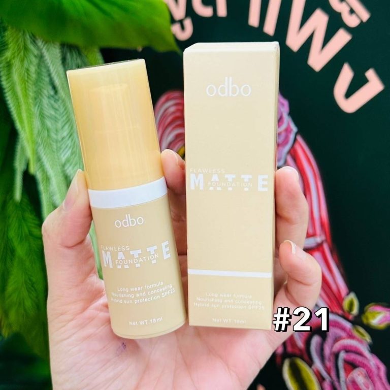 odbo flawless matte foundation โอดีบีโอ ฟลอว์เลส แมทท์ ฟาวเดชั่น - NO.21Light