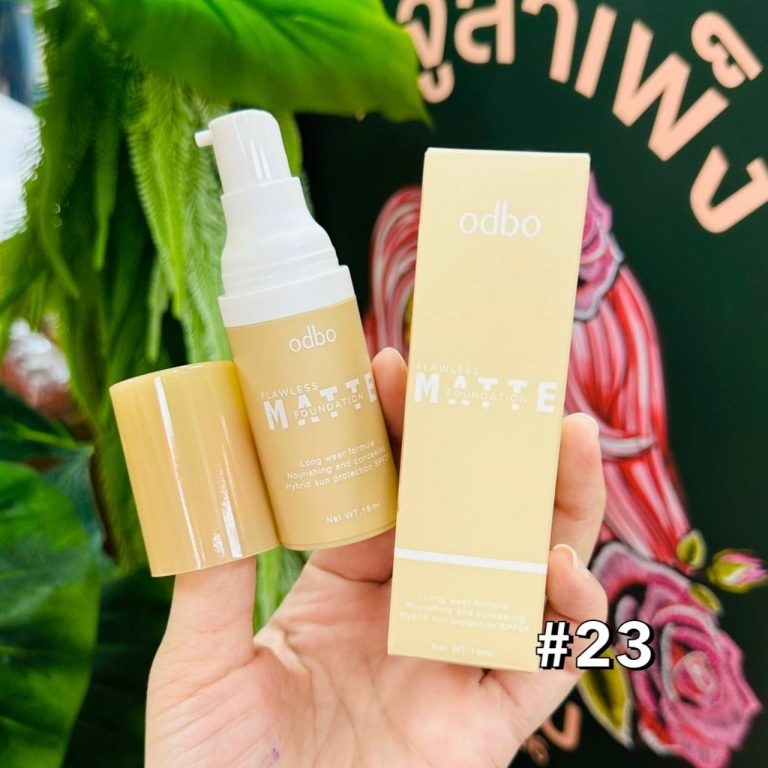 odbo flawless matte foundation โอดีบีโอ ฟลอว์เลส แมทท์ ฟาวเดชั่น - NO.23Medium