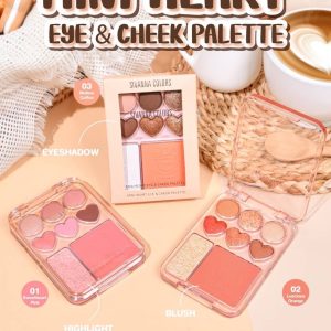 Sivanna colors mini heart eye&cheek palette ซีเวนน่า คัลเลอร์ส มินิ ฮาร์ท อายแอนด์ ซีค พาเลทท์