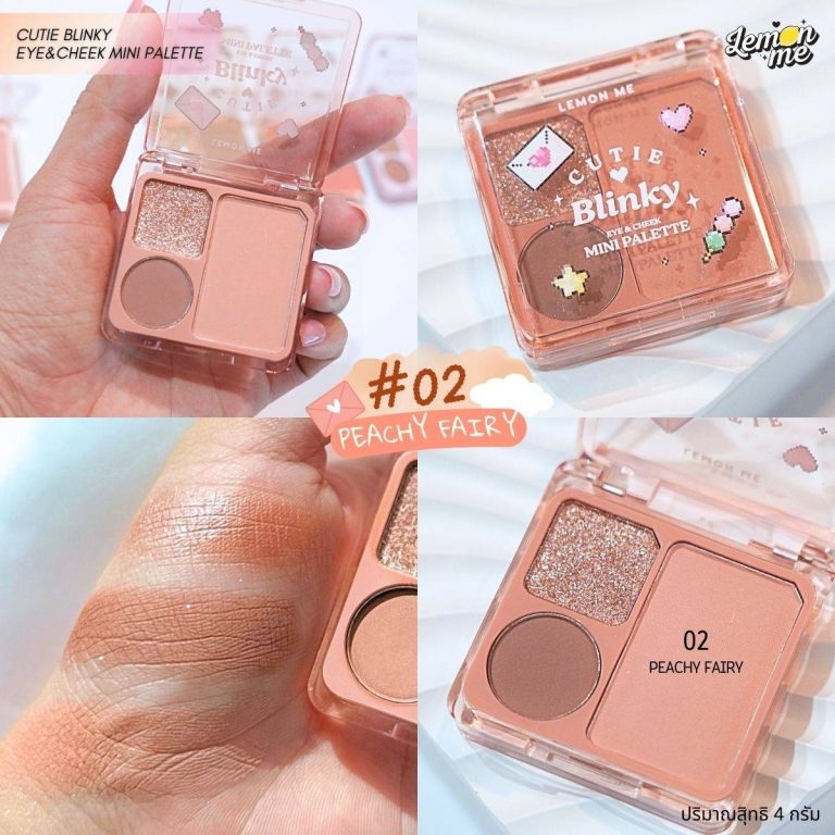 Lemon me cutie blinky eye mini palette - NO.2Peachy Fairy