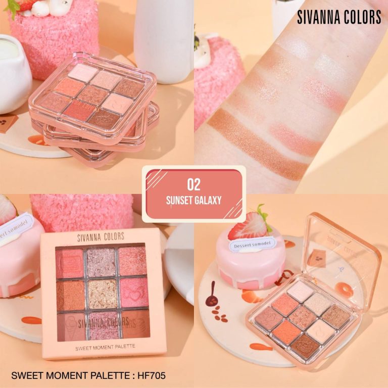 Sivanna colors sweet moment palette ซีเวนน่า คัลเลอร์ส สวีท โมเมนต์ พาเลท - NO.2Sunset Galaxy