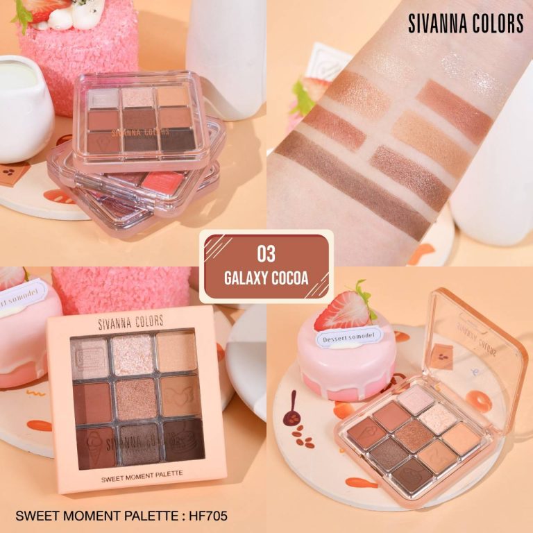 Sivanna colors sweet moment palette ซีเวนน่า คัลเลอร์ส สวีท โมเมนต์ พาเลท - NO.3Galaxy Cocoa