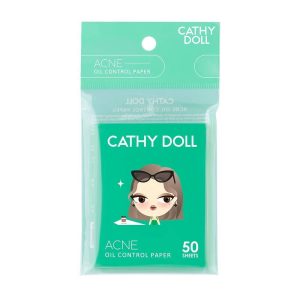 Cathy doll acne oil control paper เคที่ดอลล์ แอคเน่ออยล์คอนโทรล (มี50แผ่น)