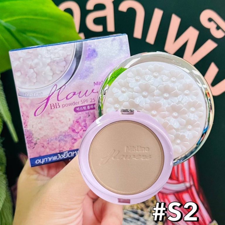 Mistine flowers bb powder#S1 spf 25pa++ - NO.S2ผิวกลาง