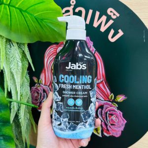 Jabs cooling fresh menthol shower cream แจ๊บส์ คูลลิ่ง เฟรช เมนทอล ครีมอาบน้ำ