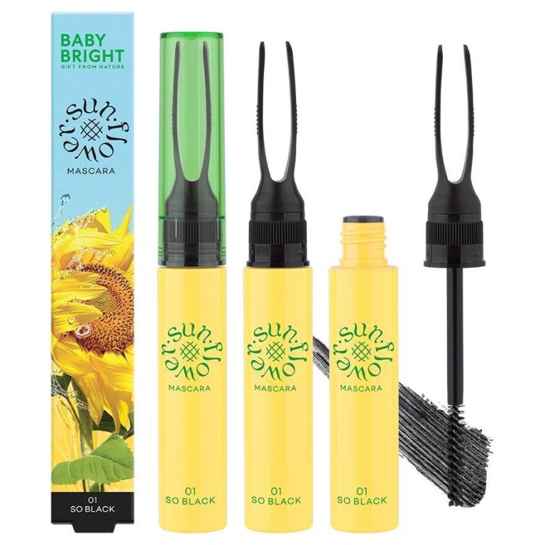 Baby bright sunflower mascara เบบี้ไบร์ท ซันฟลาวเวอร์มาสคาร่า - NO.1so black