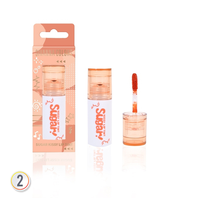 Sivanna colors sugar kissy lip tint - NO.2Wild Orange
