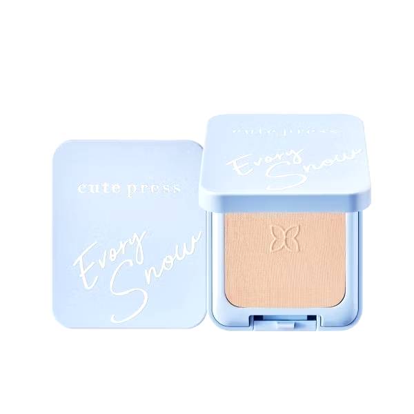 Cute press evory perfect skin plus vitamin e foundation powder - NO.1P1ผิวขาวอมชมพู
