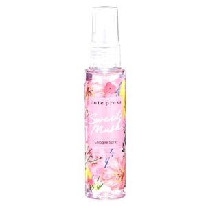 Cute press sweet musk cologne spray