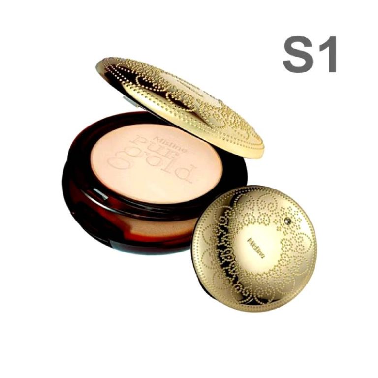 Mistine number 1 pur gold super powder - NO.S1ผิวขาว
