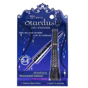 Mistine cat eyes stardust 2in1 eyeliner มิสทิน แคท อายส์ สตาร์ดัสท์ ทู อิน วัน อายไลเนอร์
