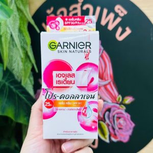 Garnier skin naturals ageless radiance pro-collagen serum cream การ์นิเย่ สกิน แนทเชอรัลส์ เอจเลส เรเดี้ยน โปร-คอลลาเจน เซรั่ม ครีม