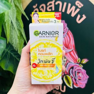 Garnier skin naturals bright complete vitamin c serum cream การ์นิเย่ สกิน แนทเชอรัลส์ ไบร์ท คอมพลีท วิตามิน ซี เซรั่ม ครีม