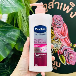 Vaseline healthy bright uv extra brightening glutaglow lotion วาสลีน เฮลธี้ ไบร์ท ยูวี เอ็กซ์ตร้า ไบร์ทเทนนิ่ง กลูต้าโกลว์โลชั่น