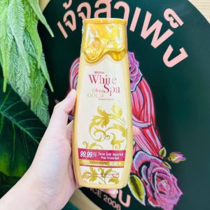 Mistine white spa suiss gold serum lotion มิสทิน ไวท์ สปา สวิส โกลด์ เซรั่ม โลชั่น