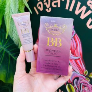 Mistine bb wonder cream มิสทีน บีบี วันเดอร์ ครีมกล่องม่วง