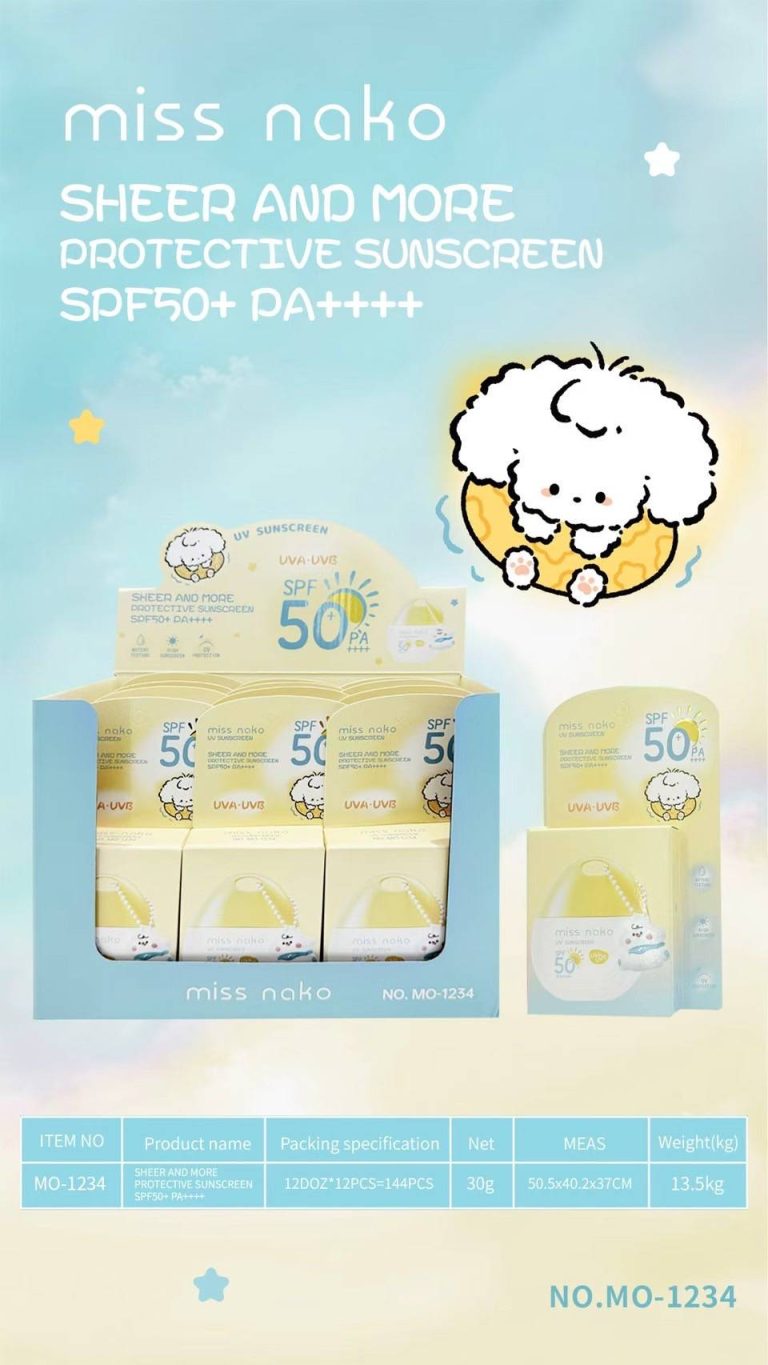 Miss nako uv sunscreen spf50pa+++ - 02.Blue