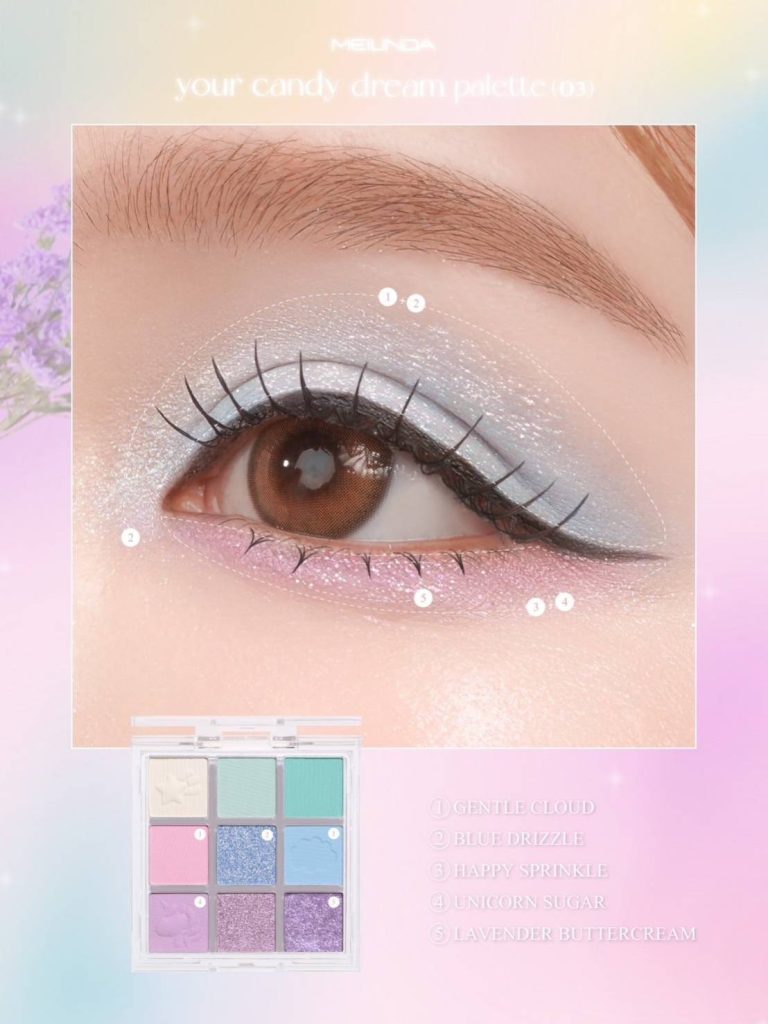 MEILINDA YOUR CANDY DREAM PALETTE - SUGAR RAINBOW