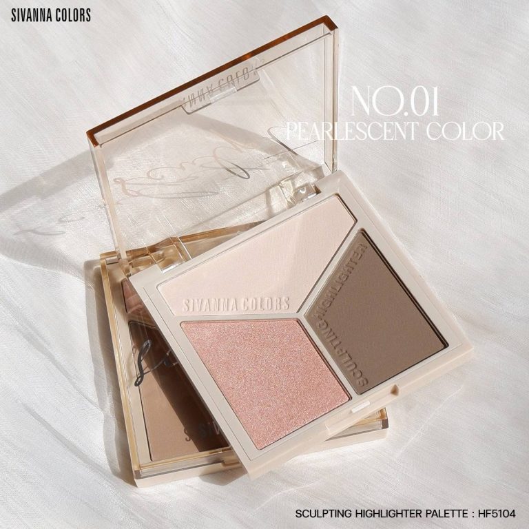 SIVANNA COLORS SCULPTING HIGHLIGHTER PALETTE - PEARLESCENT COLOR
