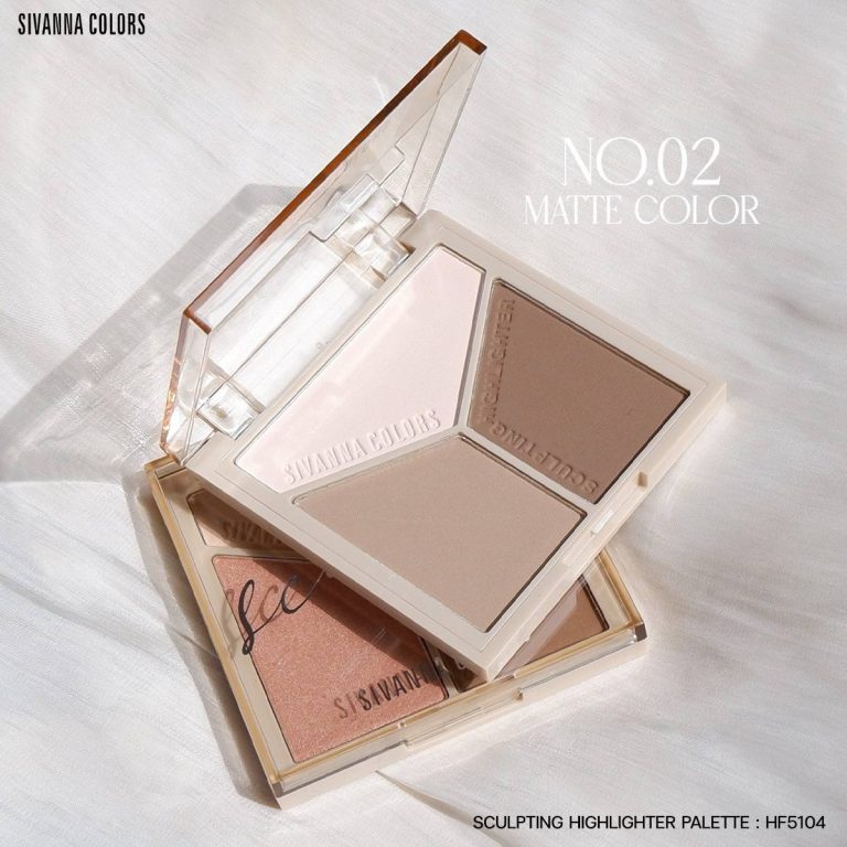SIVANNA COLORS SCULPTING HIGHLIGHTER PALETTE - MATTE COLOR